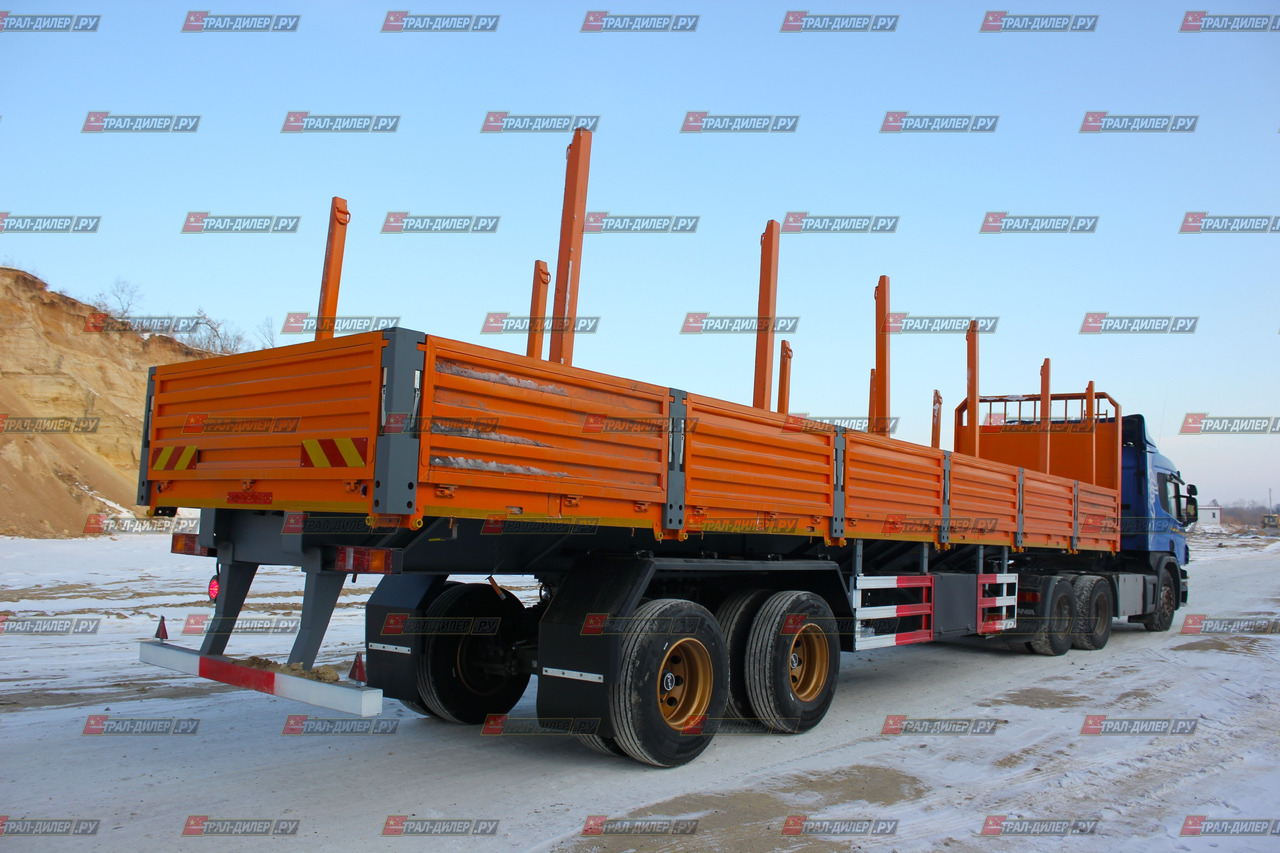 Новый Бортовой полуприцеп/ Платформа AMUR LYR9500JSR: фото 10 Новый Бортовой полуприцеп/ Платформа AMUR LYR9500JSR: фото 10