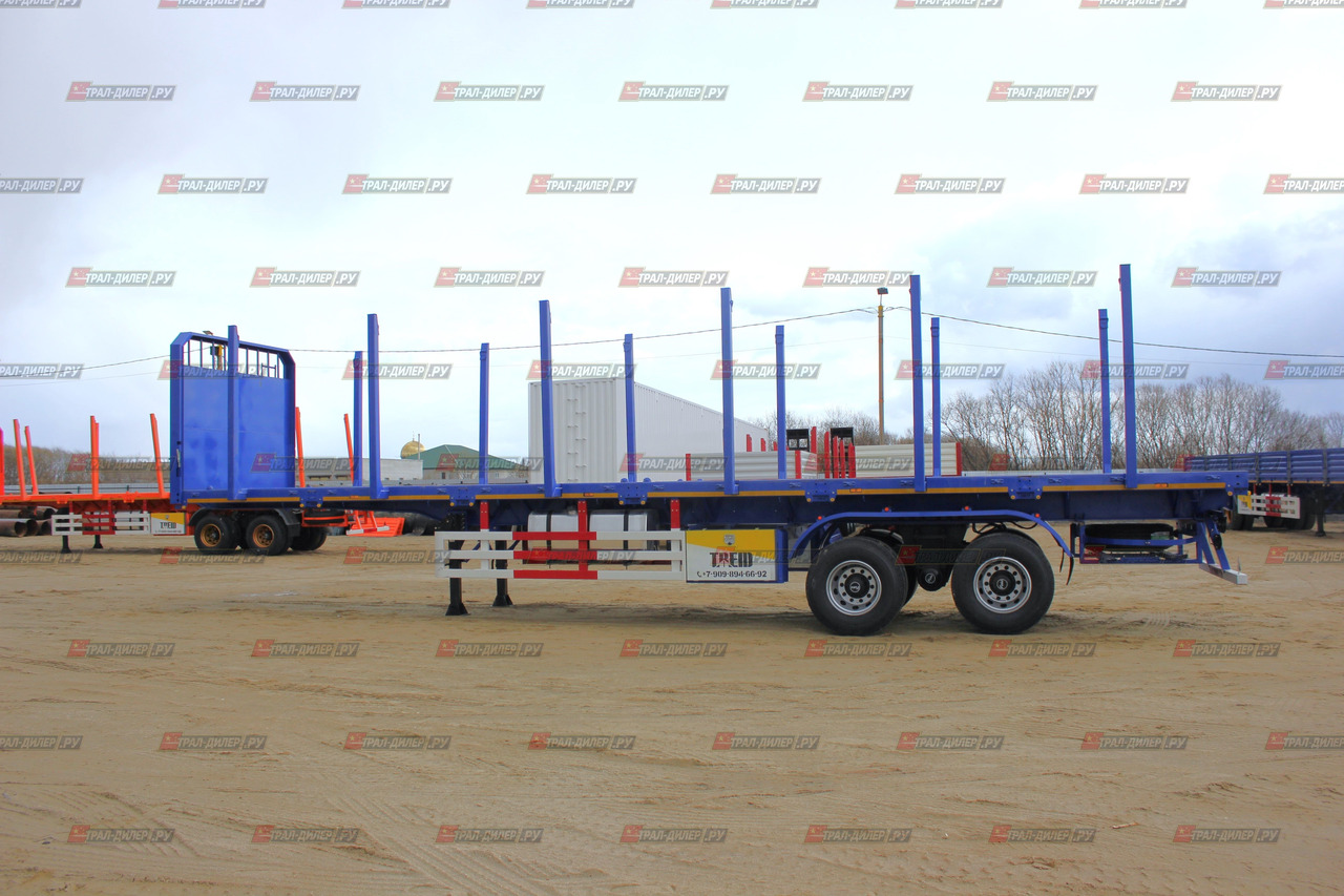 Новый Бортовой полуприцеп/ Платформа AMUR LYR9500JSR: фото 38
