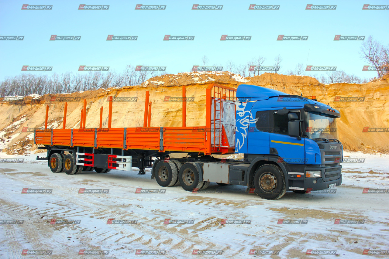 AMUR LYR9500JSR - Бортовой полуприцеп/ Платформа: фото 3 AMUR LYR9500JSR - Бортовой полуприцеп/ Платформа: фото 3