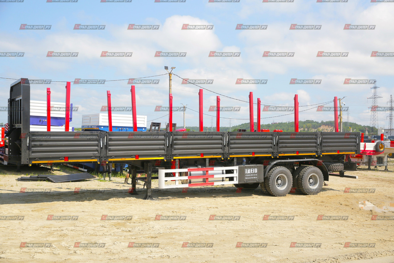 Новый Бортовой полуприцеп/ Платформа AMUR LYR9500JSR: фото 7