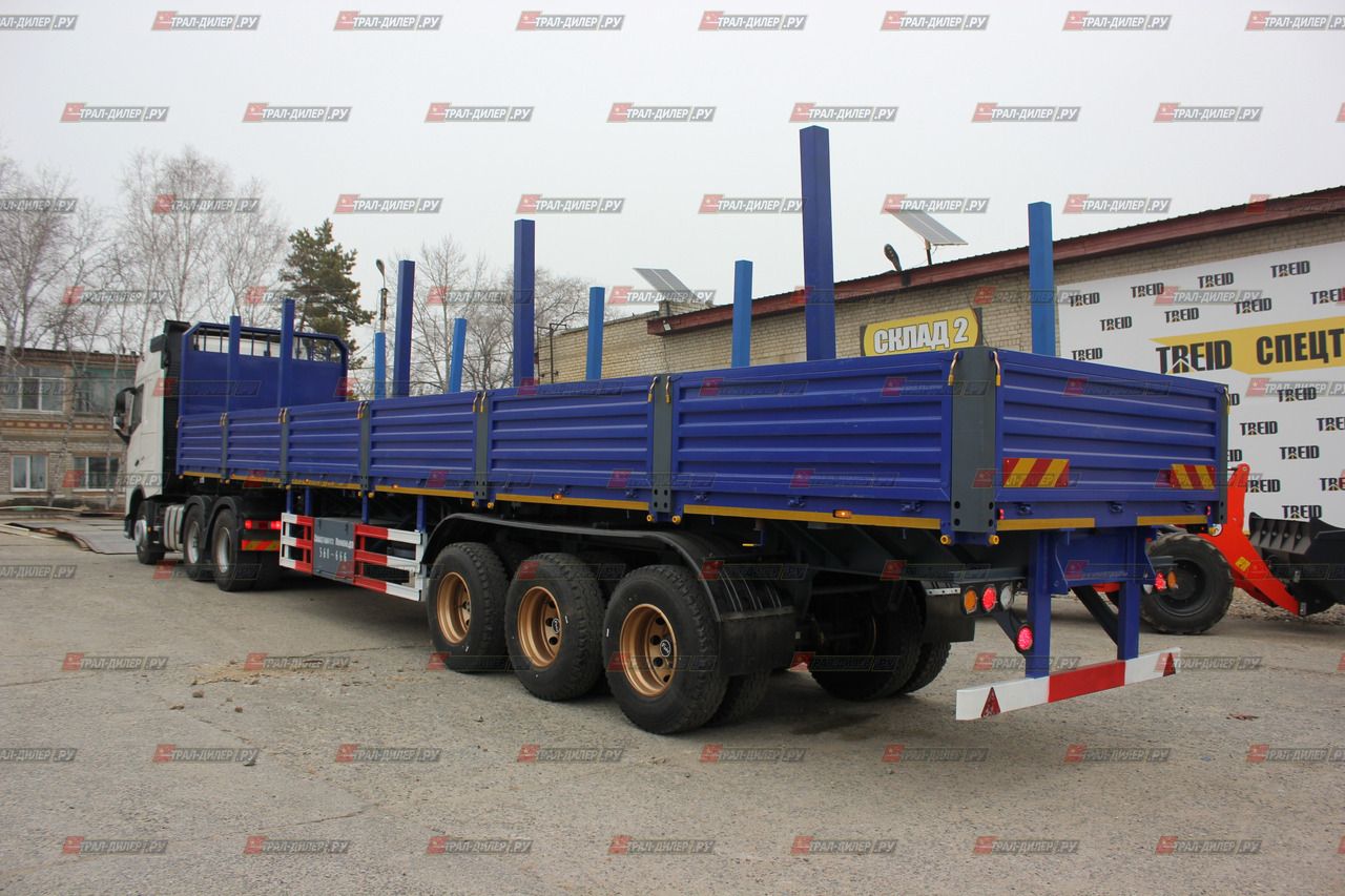 Новый Бортовой полуприцеп/ Платформа AMUR LYR9600JS: фото 11