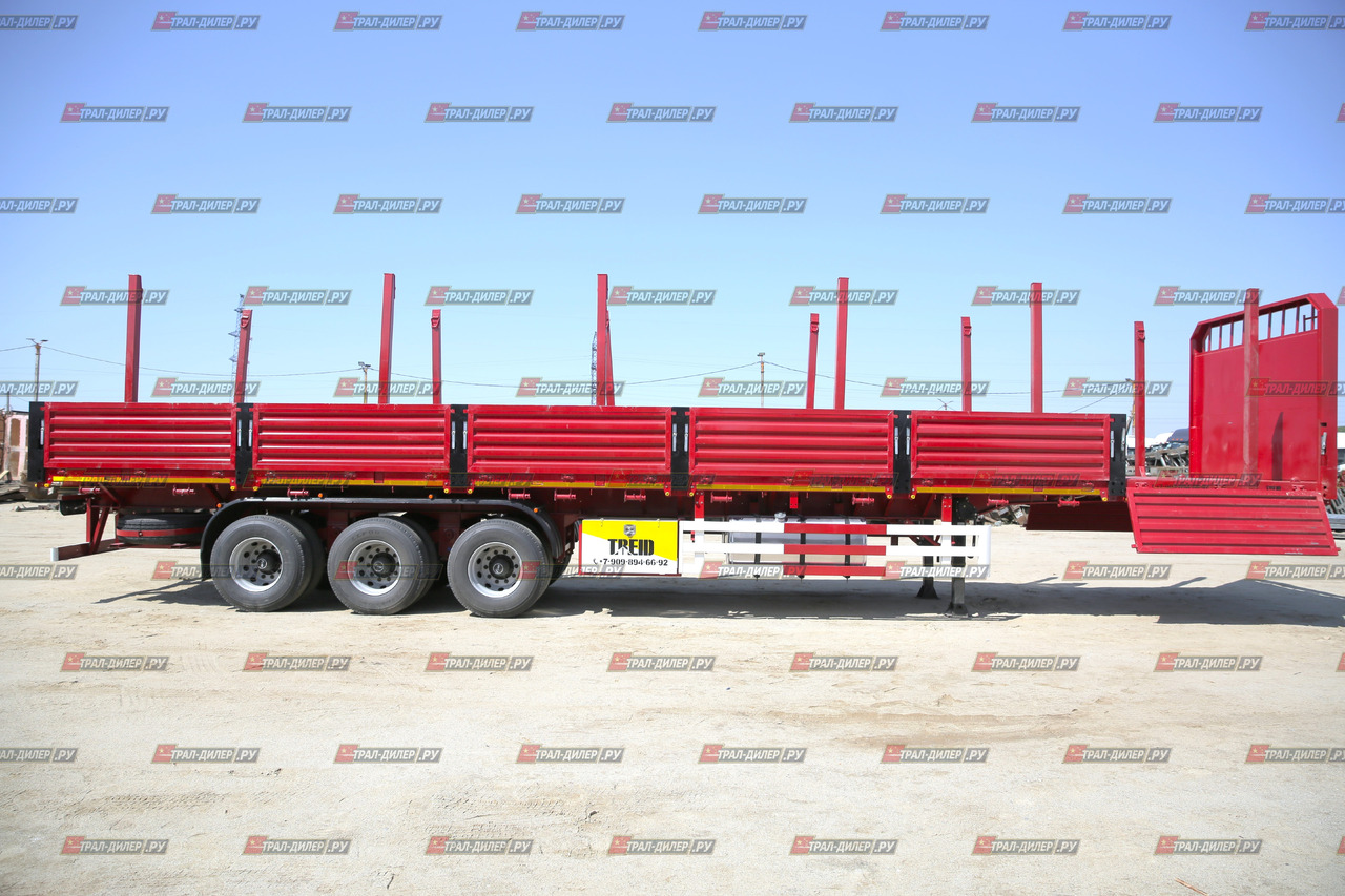 AMUR LYR9600JS - Бортовой полуприцеп/ Платформа: фото 1 AMUR LYR9600JS - Бортовой полуприцеп/ Платформа: фото 1