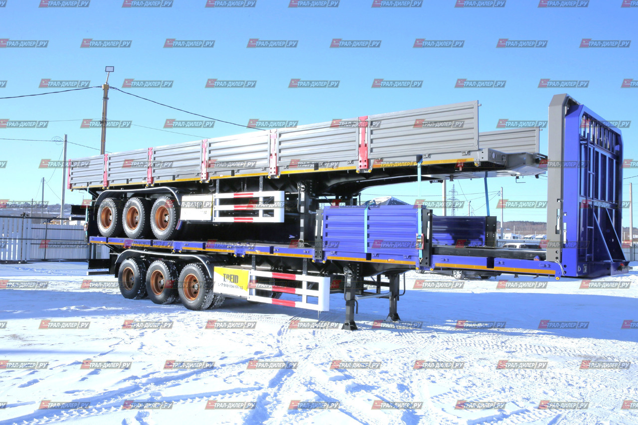 AMUR LYR9600JS - Бортовой полуприцеп/ Платформа: фото 1 AMUR LYR9600JS - Бортовой полуприцеп/ Платформа: фото 1