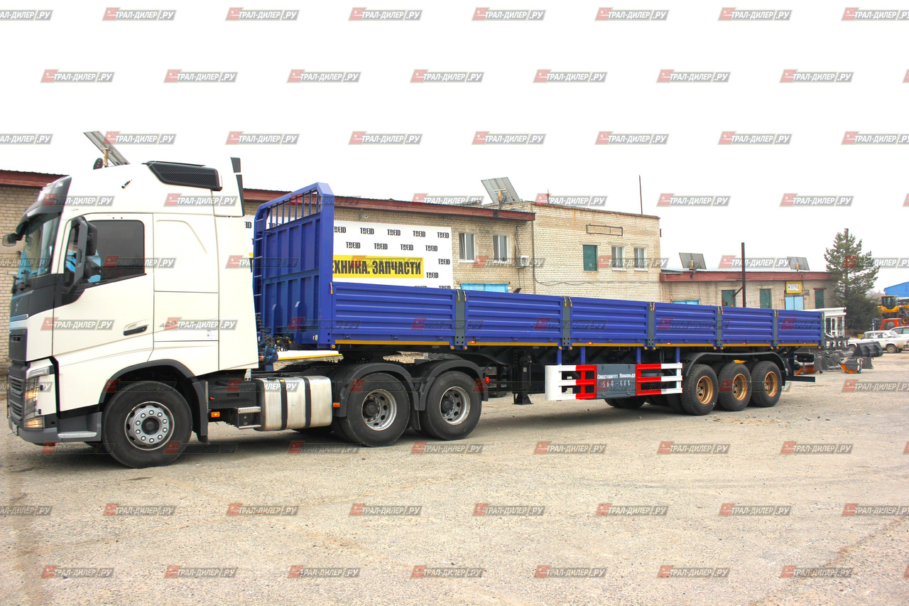 AMUR LYR9600JS - Бортовой полуприцеп/ Платформа: фото 2 AMUR LYR9600JS - Бортовой полуприцеп/ Платформа: фото 2