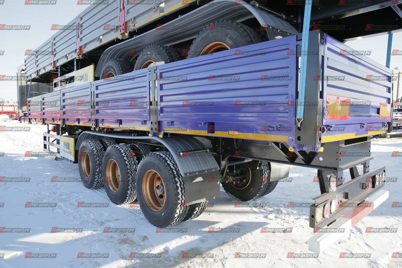 AMUR LYR9600JS - Бортовой полуприцеп/ Платформа: фото 4 AMUR LYR9600JS - Бортовой полуприцеп/ Платформа: фото 4