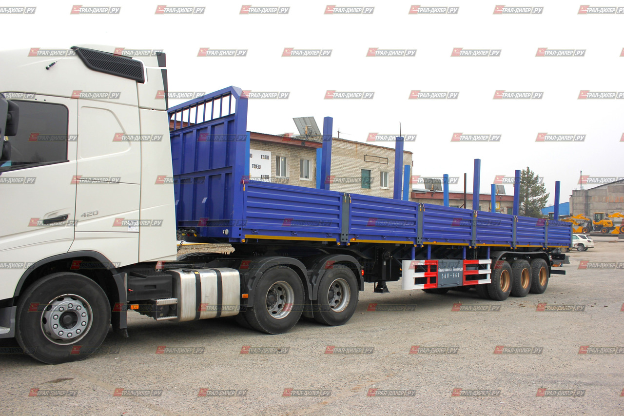 Новый Бортовой полуприцеп/ Платформа AMUR LYR9600JS: фото 9 Новый Бортовой полуприцеп/ Платформа AMUR LYR9600JS: фото 9