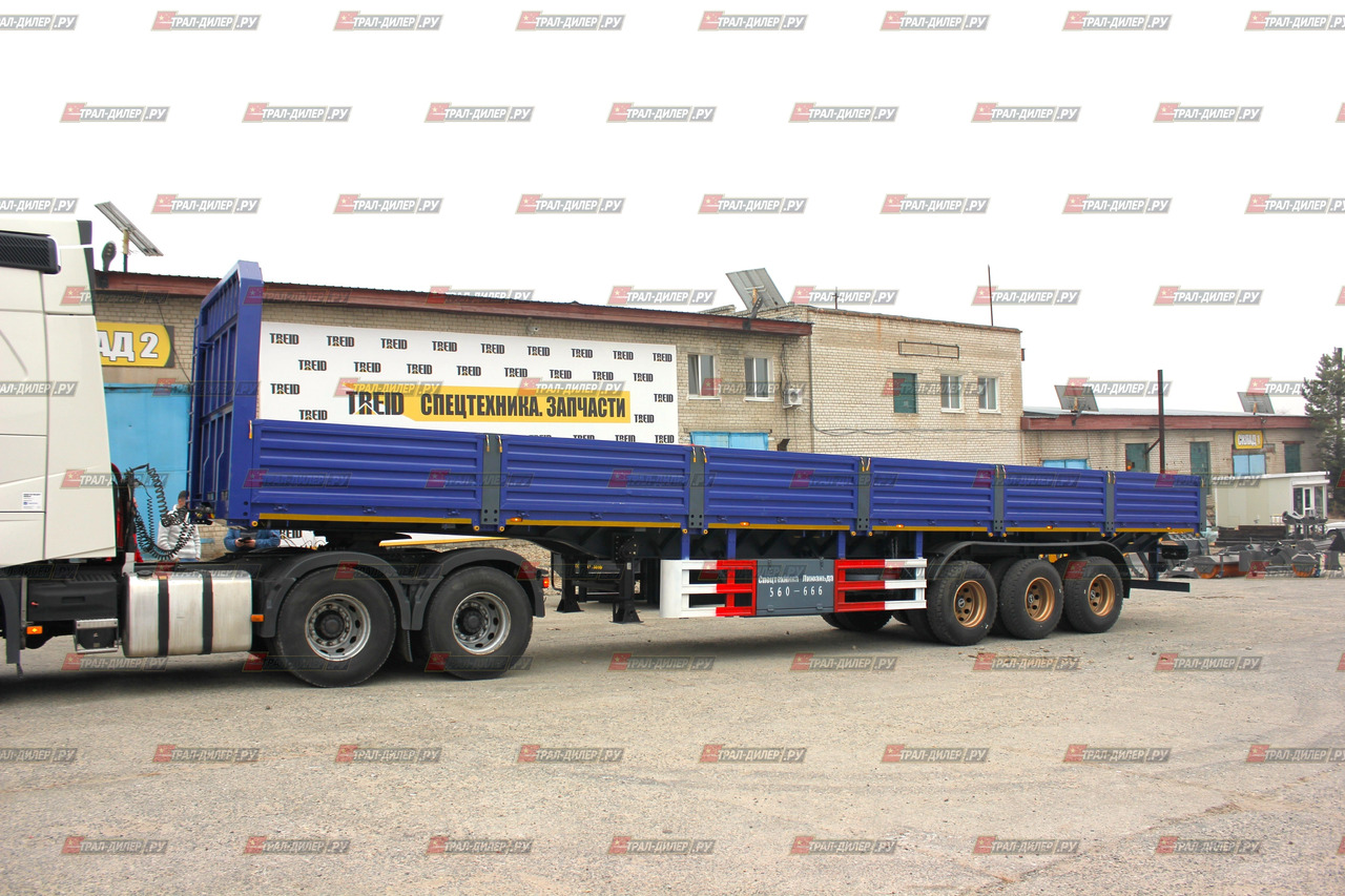 Новый Бортовой полуприцеп/ Платформа AMUR LYR9600JS: фото 8