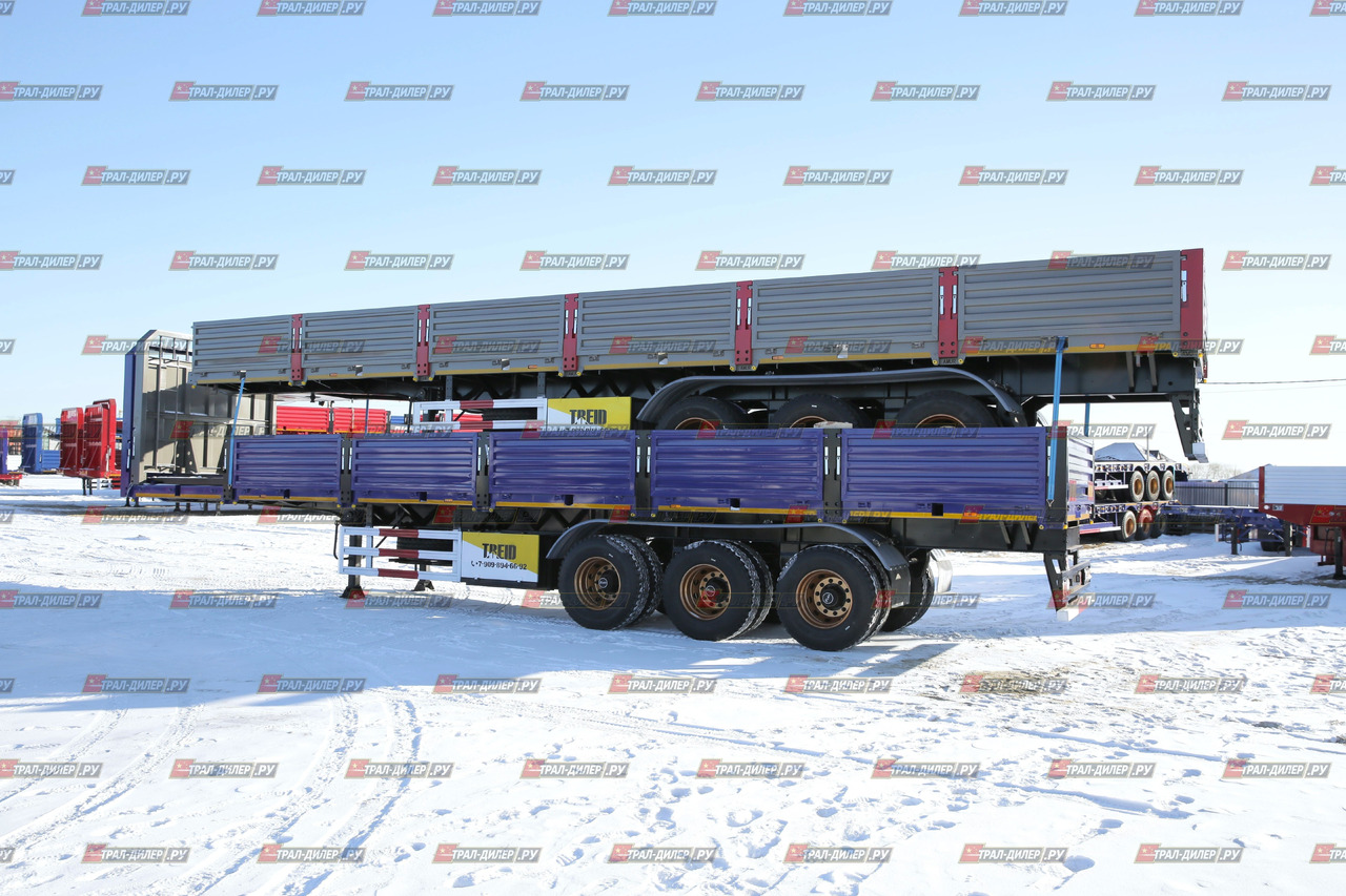 AMUR LYR9600JS - Бортовой полуприцеп/ Платформа: фото 2 AMUR LYR9600JS - Бортовой полуприцеп/ Платформа: фото 2