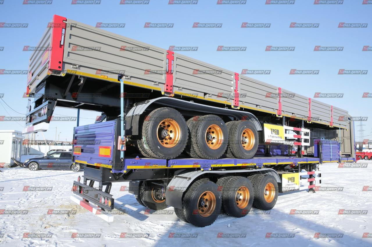 Новый Бортовой полуприцеп/ Платформа AMUR LYR9600JS: фото 17 Новый Бортовой полуприцеп/ Платформа AMUR LYR9600JS: фото 17