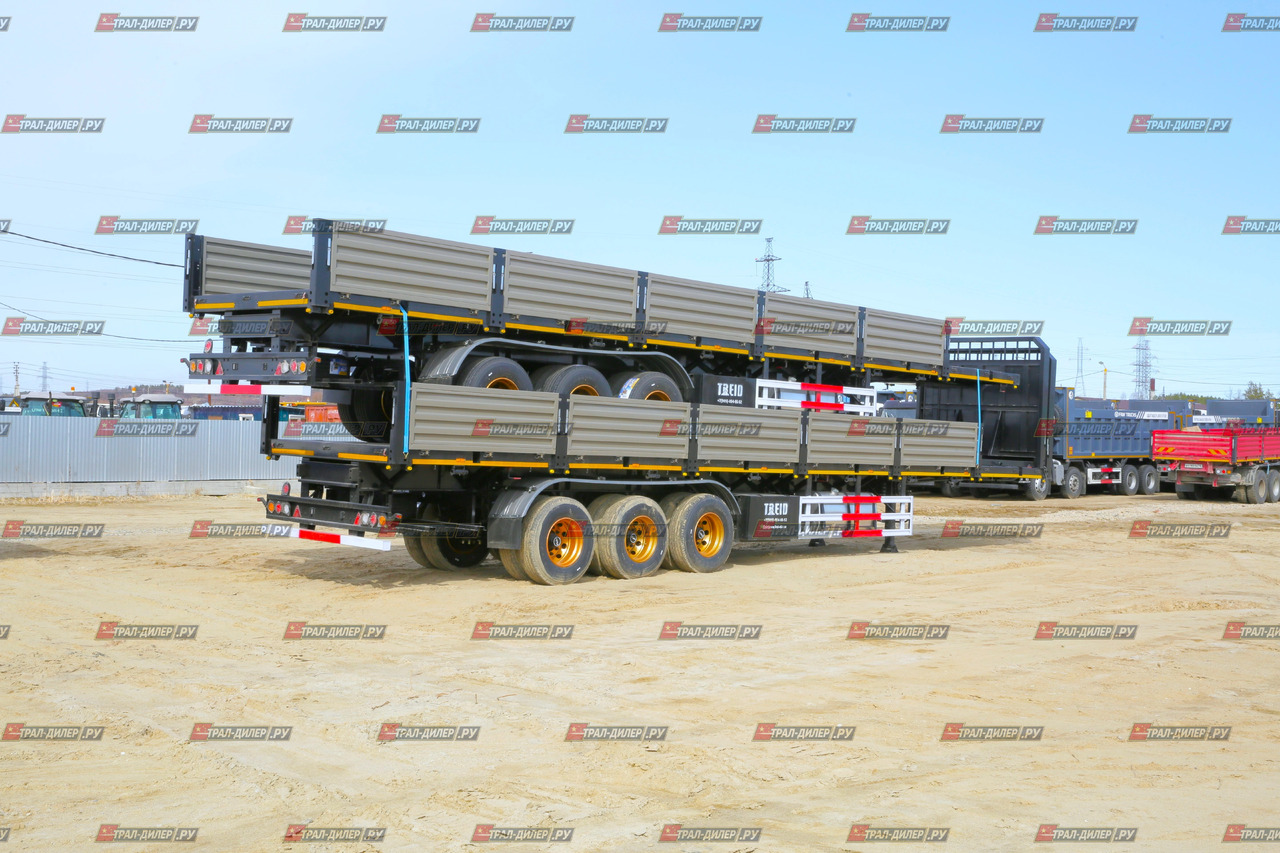 AMUR LYR9600JS - Бортовой полуприцеп/ Платформа: фото 1 AMUR LYR9600JS - Бортовой полуприцеп/ Платформа: фото 1