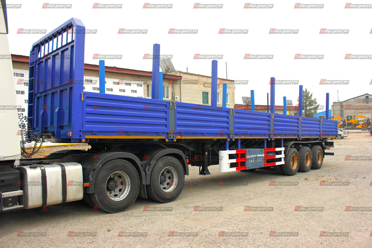 AMUR LYR9600JS - Бортовой полуприцеп/ Платформа: фото 3 AMUR LYR9600JS - Бортовой полуприцеп/ Платформа: фото 3