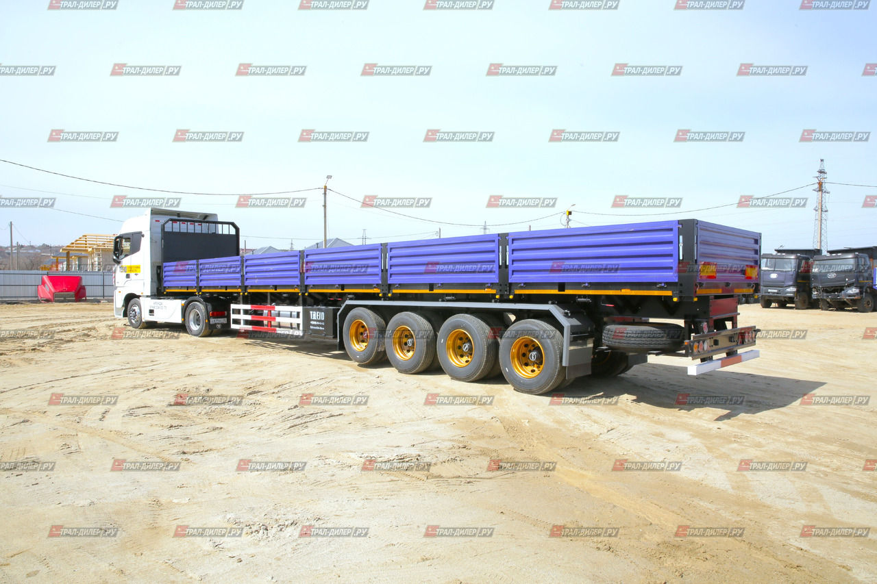 AMUR LYR9601JS - Бортовой полуприцеп/ Платформа: фото 1 AMUR LYR9601JS - Бортовой полуприцеп/ Платформа: фото 1