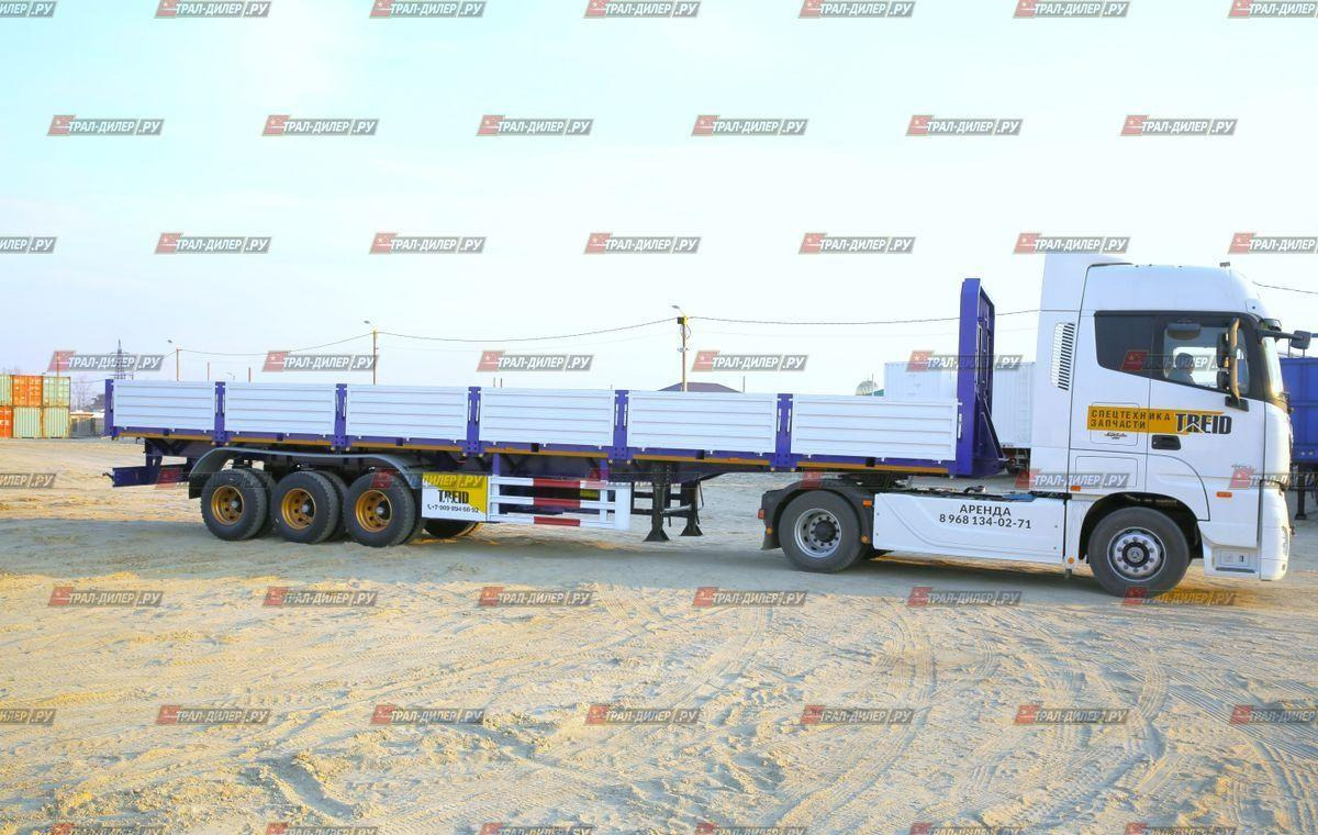 Amur LYR-9600JS - Бортовой полуприцеп/ Платформа: фото 1 Amur LYR-9600JS - Бортовой полуприцеп/ Платформа: фото 1