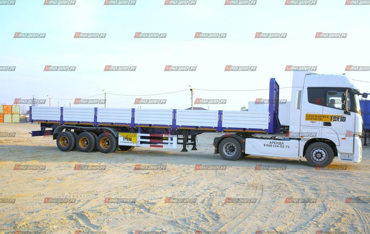 Amur LYR-9600JS - Бортовой полуприцеп/ Платформа: фото 1 Amur LYR-9600JS - Бортовой полуприцеп/ Платформа: фото 1