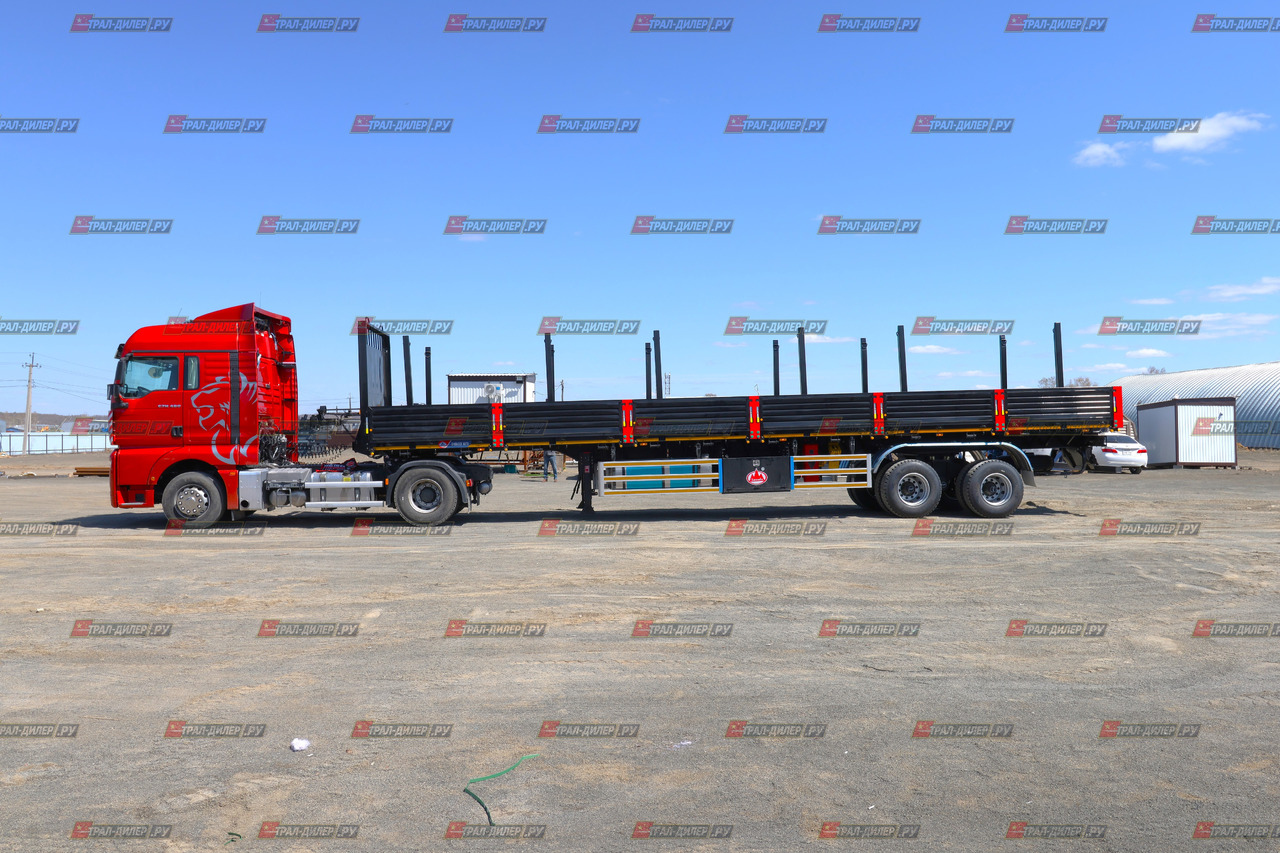 Новый Бортовой полуприцеп/ Платформа LUXUDA LZC9412: фото 35