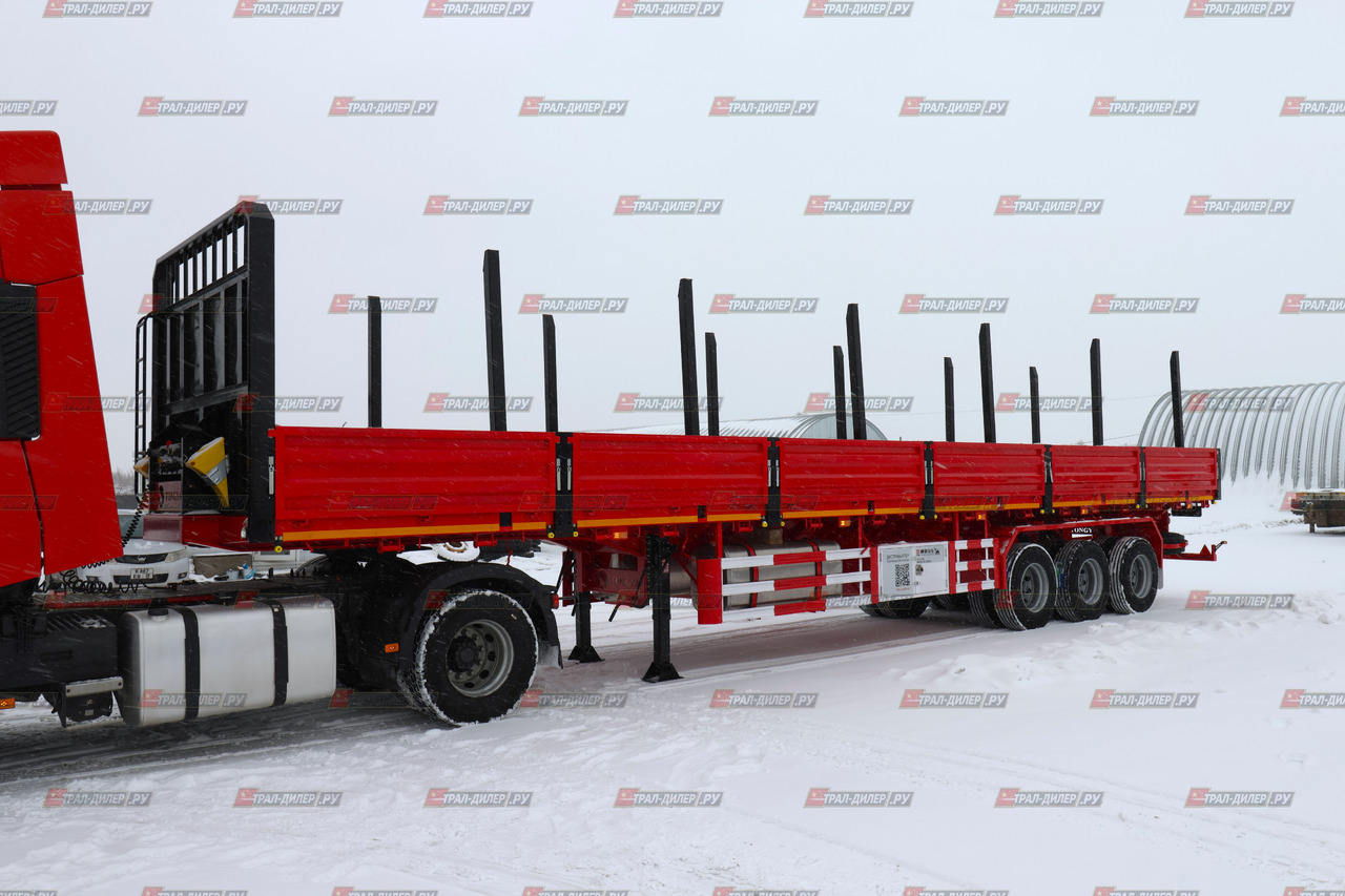 Новый Бортовой полуприцеп/ Платформа Tongyada CTY9603LBS: фото 7 Новый Бортовой полуприцеп/ Платформа Tongyada CTY9603LBS: фото 7