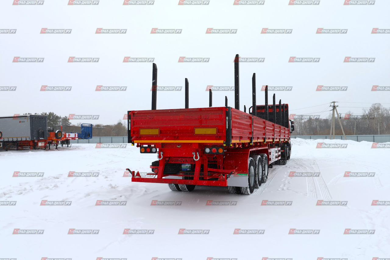 Новый Бортовой полуприцеп/ Платформа Tongyada CTY9603LBS: фото 12 Новый Бортовой полуприцеп/ Платформа Tongyada CTY9603LBS: фото 12