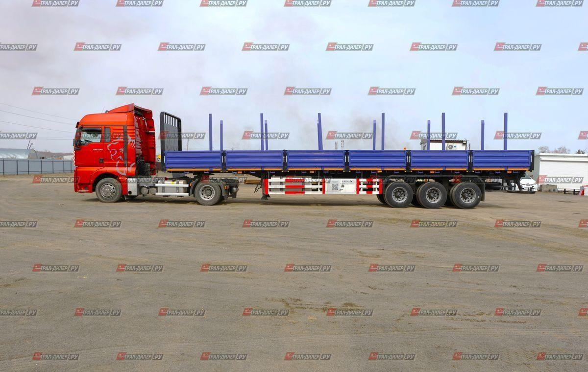 Новый Бортовой полуприцеп/ Платформа Tongyada CTY9603LBS: фото 6 Новый Бортовой полуприцеп/ Платформа Tongyada CTY9603LBS: фото 6