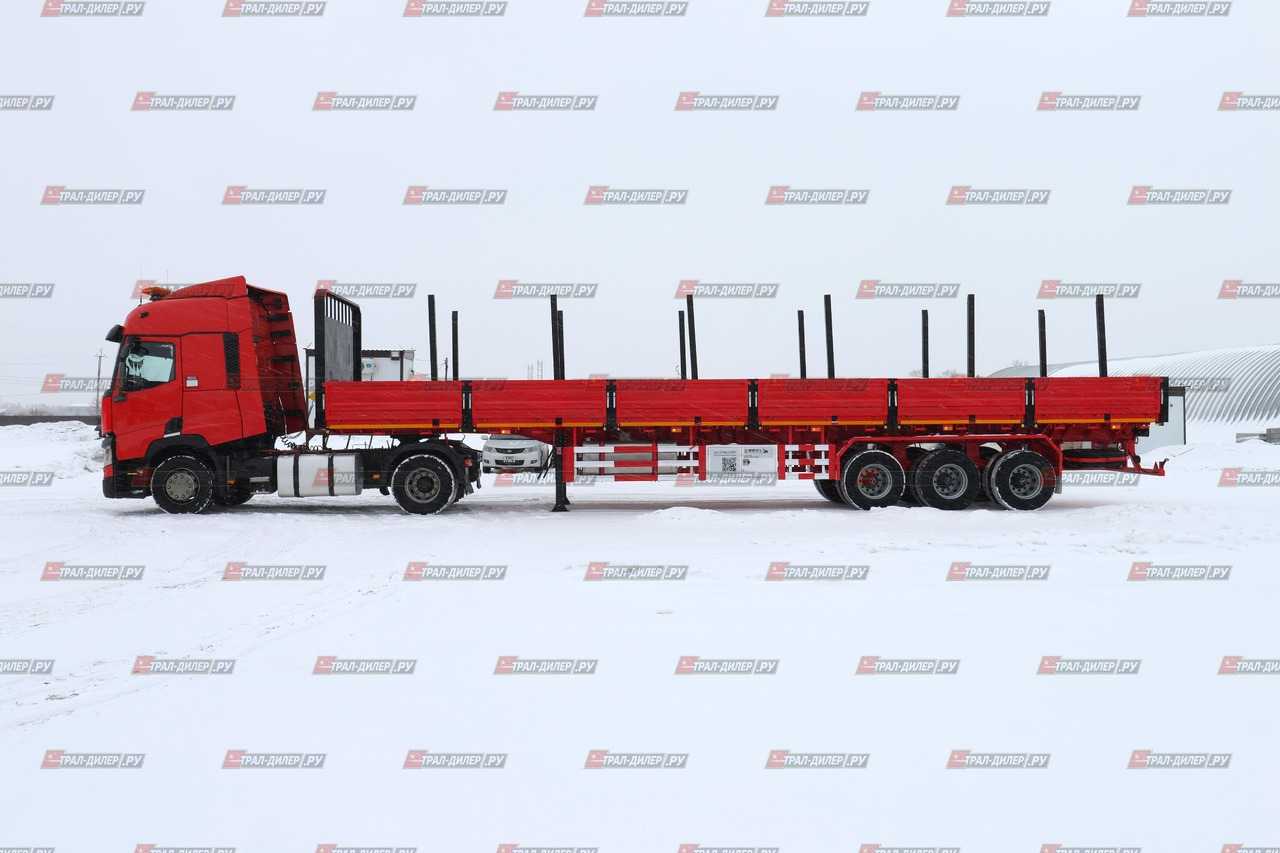 Новый Бортовой полуприцеп/ Платформа Tongyada CTY9603LBS: фото 10 Новый Бортовой полуприцеп/ Платформа Tongyada CTY9603LBS: фото 10