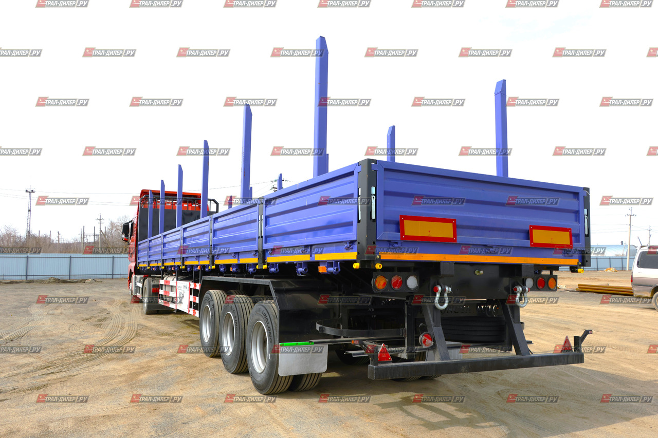 Новый Бортовой полуприцеп/ Платформа Tongyada CTY9603LBS: фото 12 Новый Бортовой полуприцеп/ Платформа Tongyada CTY9603LBS: фото 12