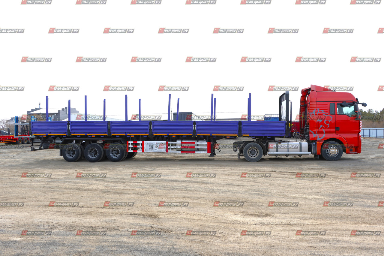 Новый Бортовой полуприцеп/ Платформа Tongyada CTY9603LBS: фото 15 Новый Бортовой полуприцеп/ Платформа Tongyada CTY9603LBS: фото 15