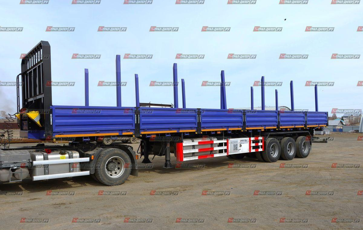 Новый Бортовой полуприцеп/ Платформа Tongyada CTY9603LBS: фото 8 Новый Бортовой полуприцеп/ Платформа Tongyada CTY9603LBS: фото 8