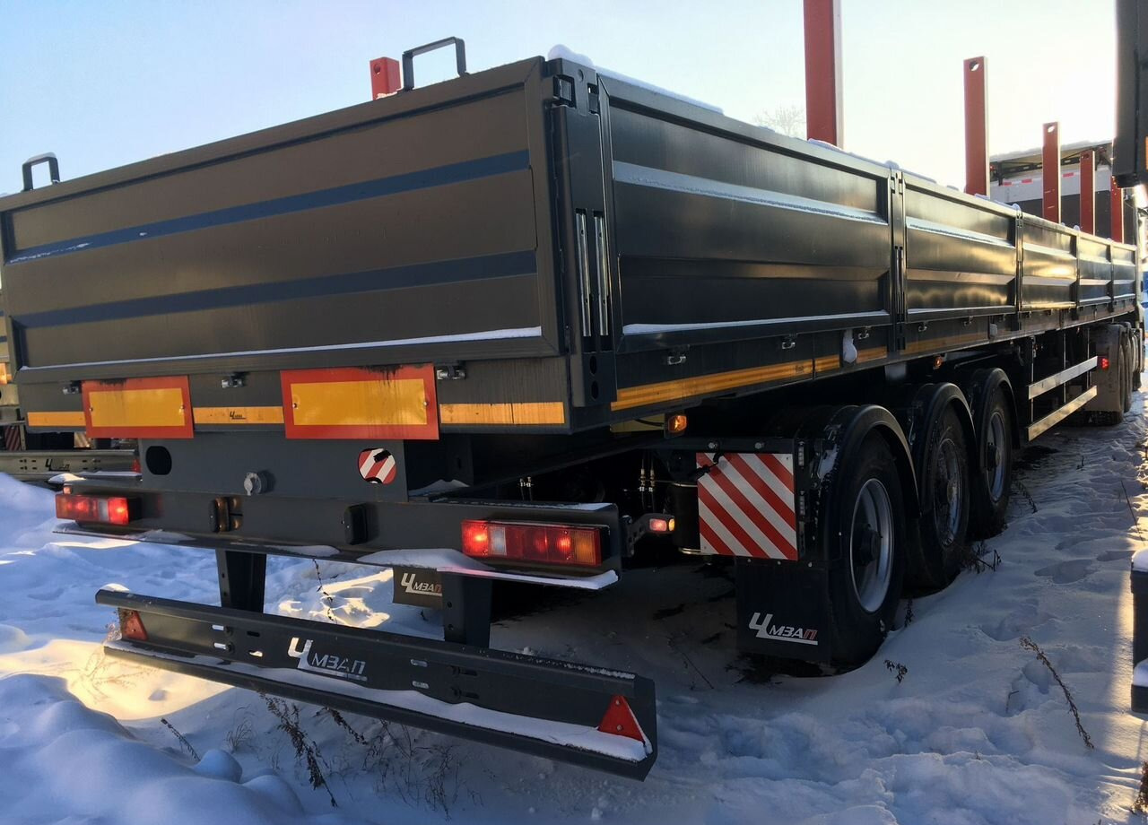 ЧМЗАП 99064 - Бортовой полуприцеп/ Платформа: фото 3 ЧМЗАП 99064 - Бортовой полуприцеп/ Платформа: фото 3