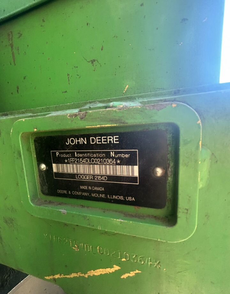 Лесозаготовительная техника John Deere 2154D: фото 9