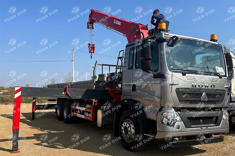 HOWO КМУ 6x4 12т - Автоманипулятор, Бортовой грузовик/ Платформа: фото 1 HOWO КМУ 6x4 12т - Автоманипулятор, Бортовой грузовик/ Платформа: фото 1