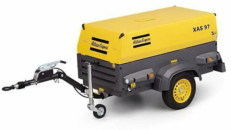 Компрессор дизельный Atlas Copco XAS 97Dd - Воздушный компрессор: фото 1 Компрессор дизельный Atlas Copco XAS 97Dd - Воздушный компрессор: фото 1