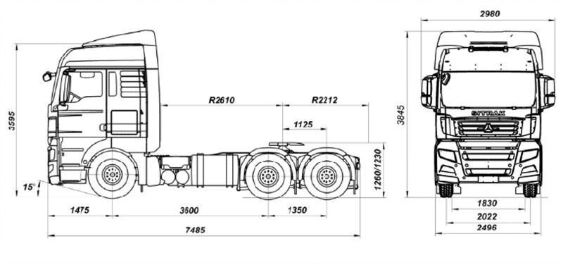 Sitrak C7H - Тягач: фото 3 Sitrak C7H - Тягач: фото 3
