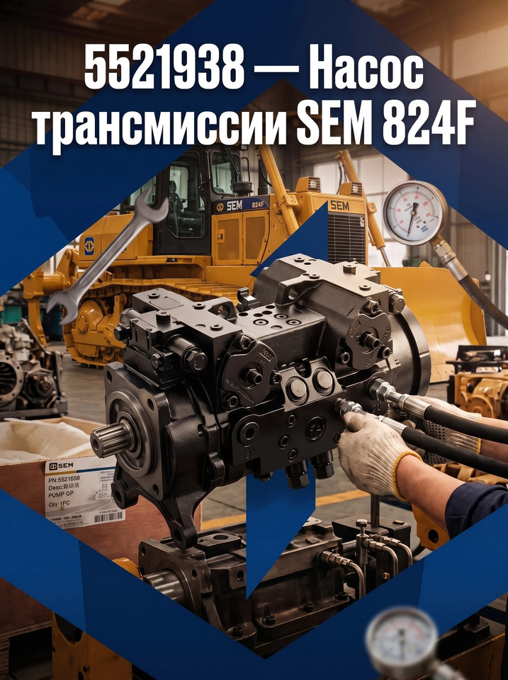 SEM 824F (арт. 5521938) - Гидравлический насос для Бульдозеров: фото 1 SEM 824F (арт. 5521938) - Гидравлический насос для Бульдозеров: фото 1
