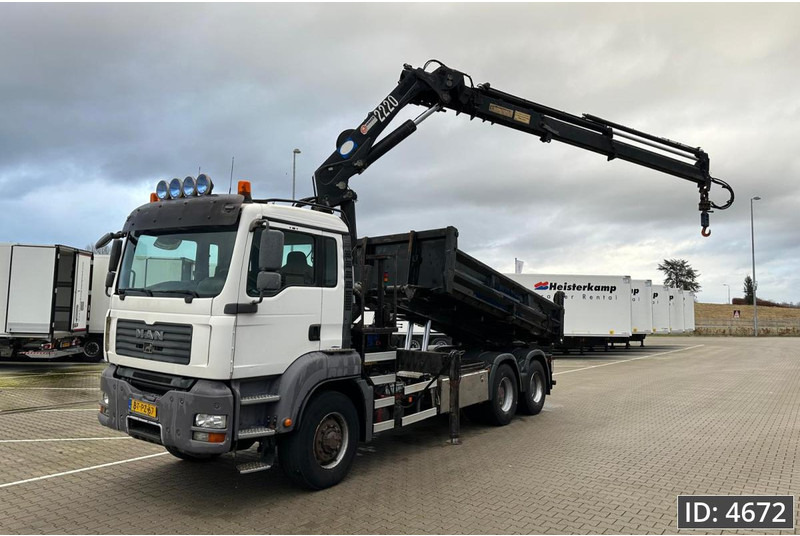 Самосвал, Автоманипулятор MAN TGA 26.440 Day Cab, Euro 4, / 6x6 / Manual / HMF 20TM Radio crane / NCH system: фото 1 Самосвал, Автоманипулятор MAN TGA 26.440 Day Cab, Euro 4, / 6x6 / Manual / HMF 20TM Radio crane / NCH system: фото 1