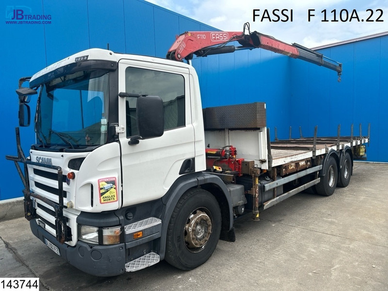 Scania P 380 6X2, Retarder, Fassi - Грузовик бортовой/ Платформа, Автоманипулятор: фото 1 Scania P 380 6X2, Retarder, Fassi - Грузовик бортовой/ Платформа, Автоманипулятор: фото 1