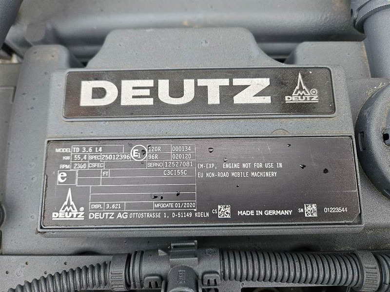 Deutz TD3.6L4 - Engine/Motor в лизинг Deutz TD3.6L4 - Engine/Motor: фото 6
