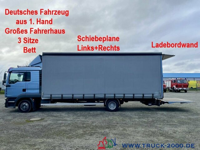 MAN TGL 9.210 Schiebeplane L+R LBW Großes Haus/ Bett - Тентованный грузовик: фото 1 MAN TGL 9.210 Schiebeplane L+R LBW Großes Haus/ Bett - Тентованный грузовик: фото 1