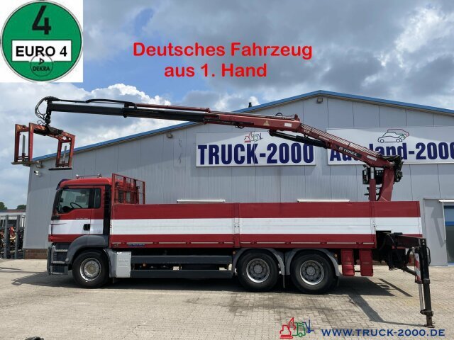 MAN TGS 26.400 6x4 Atlas Terex TLC 165.2 11 m=1.5 to - Грузовик бортовой/ Платформа, Автоманипулятор: фото 1 MAN TGS 26.400 6x4 Atlas Terex TLC 165.2 11 m=1.5 to - Грузовик бортовой/ Платформа, Автоманипулятор: фото 1