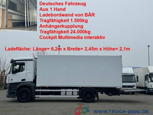Mercedes-Benz Actros 1842 LBW BÄR 1.500 kg + AHK + Multimedia - Грузовик с закрытым кузовом: фото 1 Mercedes-Benz Actros 1842 LBW BÄR 1.500 kg + AHK + Multimedia - Грузовик с закрытым кузовом: фото 1