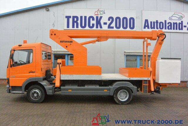 Грузовик с подъемником Mercedes-Benz Atego 815 Ruthmann T170 17m seitl. Auslage 12m: фото 11
