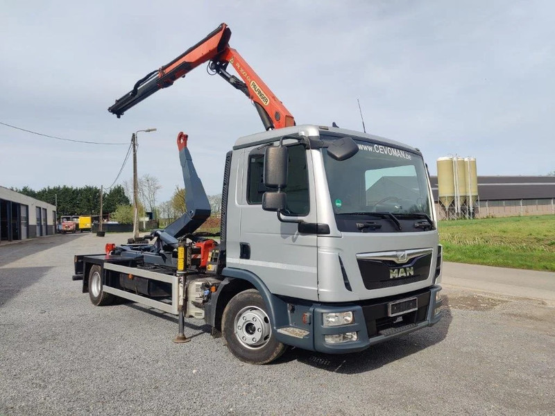 MAN TGL 12.250 Containersysteem met kraan Palfinger PK9001 + Remote - Крюковой мультилифт, Автоманипулятор: фото 2 MAN TGL 12.250 Containersysteem met kraan Palfinger PK9001 + Remote - Крюковой мультилифт, Автоманипулятор: фото 2
