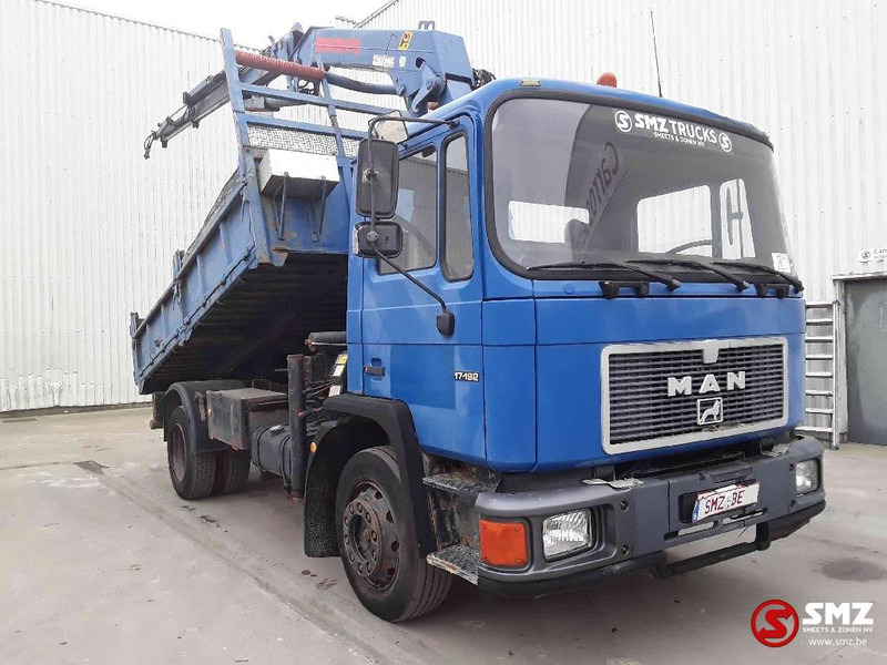 Самосвал, Автоманипулятор MAN 17.192 Palfinger Pk90041: фото 1 Самосвал, Автоманипулятор MAN 17.192 Palfinger Pk90041: фото 1