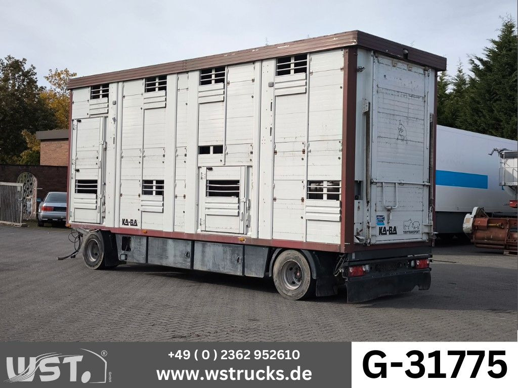Прицеп для перевозки животных KABA 2 Stock Hubdach Vollalu 7,30m Viehanhänger: фото 1 Прицеп для перевозки животных KABA 2 Stock Hubdach Vollalu 7,30m Viehanhänger: фото 1
