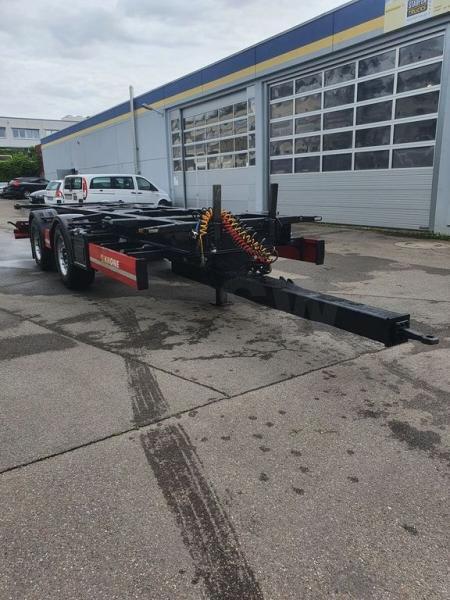 Krone Tandem Standard Lafette tiefgekuppelt - Прицеп-контейнеровоз/ Сменный кузов: фото 1 Krone Tandem Standard Lafette tiefgekuppelt - Прицеп-контейнеровоз/ Сменный кузов: фото 1