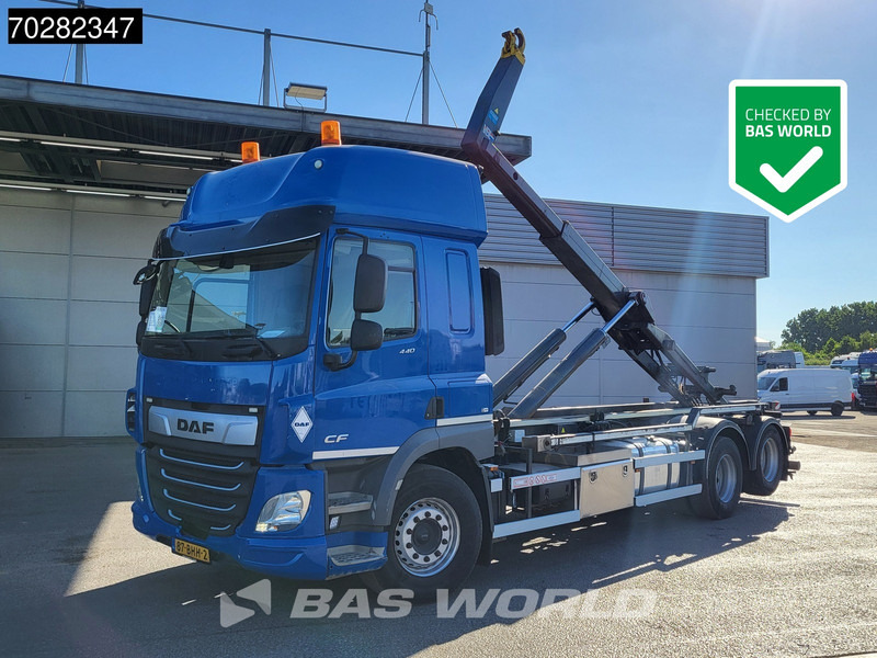 DAF CF 440 6X2 NL-Truck 21tons VDL containersystem ACC Euro 6 - Крюковой мультилифт: фото 1 DAF CF 440 6X2 NL-Truck 21tons VDL containersystem ACC Euro 6 - Крюковой мультилифт: фото 1