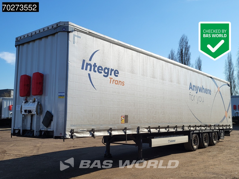 Krone SD 3 axles Mega Edscha Hubdach Alcoa's Anti-Vandalimus-Plane - Тентованный полуприцеп: фото 1 Krone SD 3 axles Mega Edscha Hubdach Alcoa's Anti-Vandalimus-Plane - Тентованный полуприцеп: фото 1