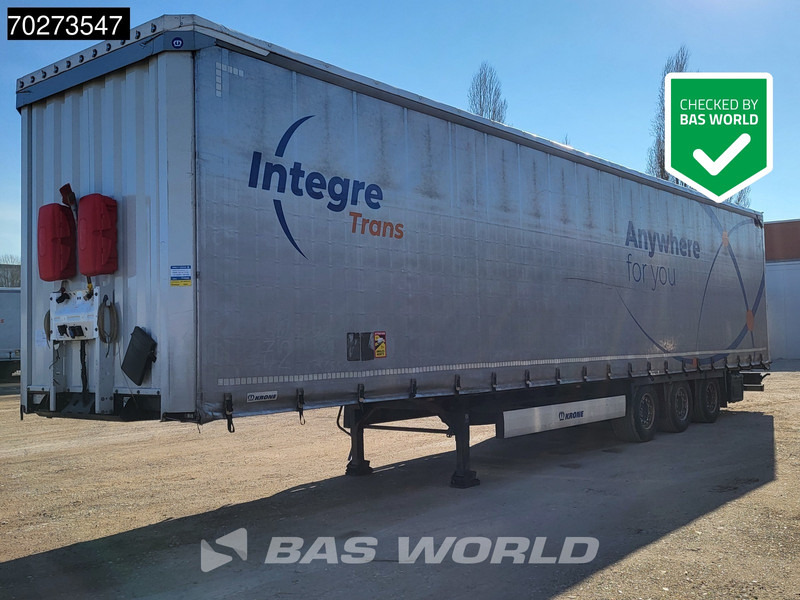 Krone SD 3 axles Mega Hubdach Edscha Alcoa Anti Vandalismus plane - Тентованный полуприцеп: фото 1 Krone SD 3 axles Mega Hubdach Edscha Alcoa Anti Vandalismus plane - Тентованный полуприцеп: фото 1