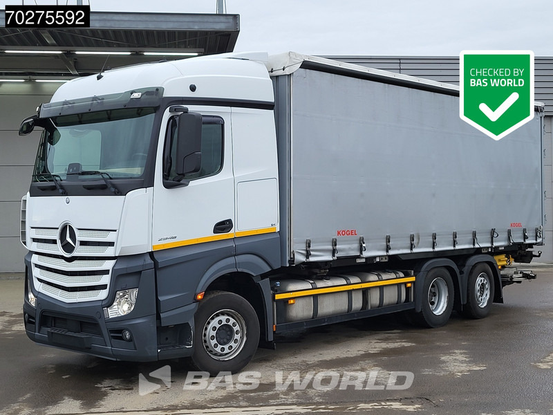 Mercedes-Benz Actros 2548 6X2 BDF Ladebordwand Retarder Lift+Lenkachse ACC Navi Euro 6 - Грузовик-контейнеровоз/ Сменный кузов: фото 1 Mercedes-Benz Actros 2548 6X2 BDF Ladebordwand Retarder Lift+Lenkachse ACC Navi Euro 6 - Грузовик-контейнеровоз/ Сменный кузов: фото 1