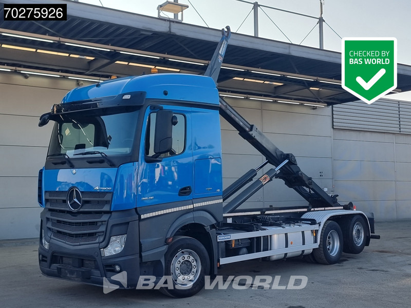 Mercedes-Benz Actros 2845 6X2 25tons AJK hooklift Automatic Liftachse Euro 6 - Крюковой мультилифт: фото 1 Mercedes-Benz Actros 2845 6X2 25tons AJK hooklift Automatic Liftachse Euro 6 - Крюковой мультилифт: фото 1