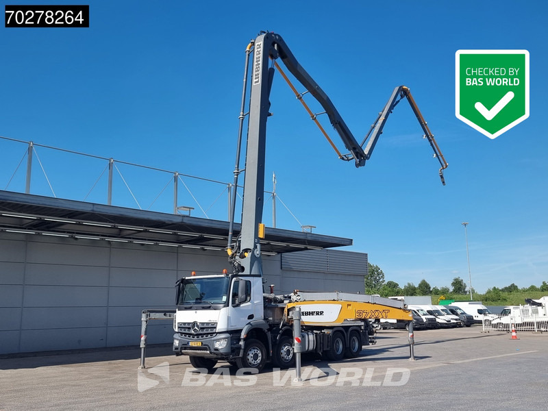 Mercedes-Benz Arocs 3540 8X4 NL-Truck Big-Axle Liebherr Pumpe 37m Euro 6 - Автобетононасос: фото 1 Mercedes-Benz Arocs 3540 8X4 NL-Truck Big-Axle Liebherr Pumpe 37m Euro 6 - Автобетононасос: фото 1