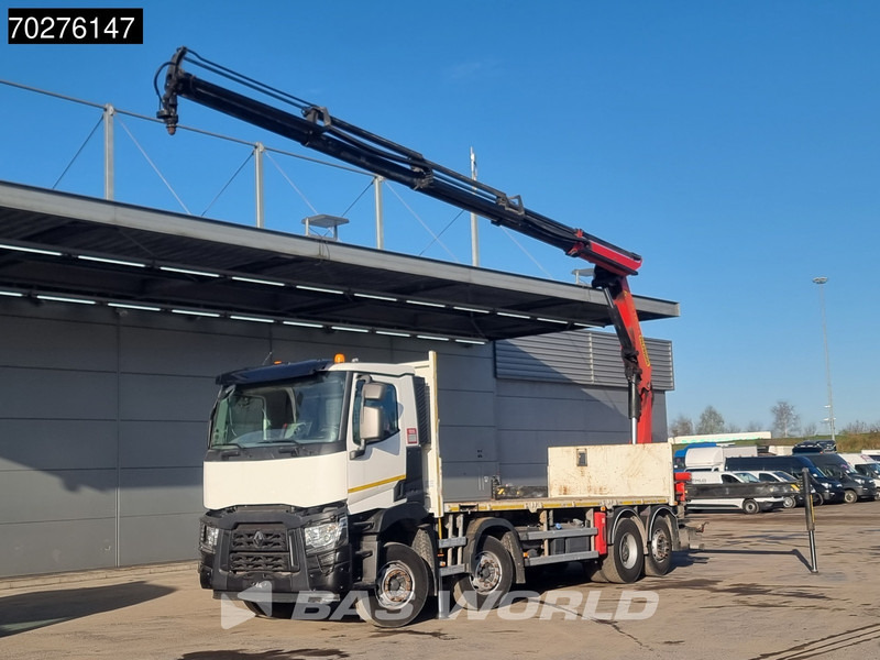 Renault C 380 8X2 Palfinger PK24001K Remote Lenkachse Euro 6 - Грузовик бортовой/ Платформа, Автоманипулятор: фото 1 Renault C 380 8X2 Palfinger PK24001K Remote Lenkachse Euro 6 - Грузовик бортовой/ Платформа, Автоманипулятор: фото 1